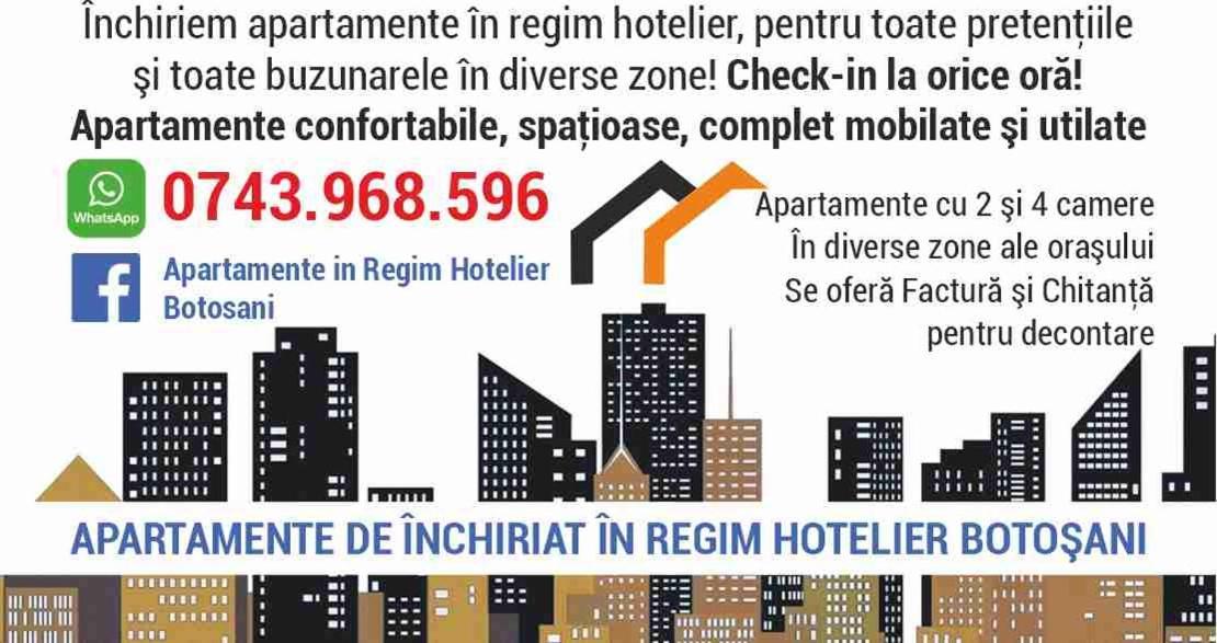 Apartament De Lux Zona 0 Botosani 2 Camere מראה חיצוני תמונה